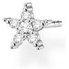 Thomas Sabo Orecchini da Donna a Forma di Stella in Argento Sterling 925