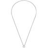 JEWELS BY LEONARDO Collana Clip & Mix Paola piselli in acciaio inox argento classica catena base con anello per appendere charms 70 cm lunghezza regalo donna gioielli 022148, 70 cm, Acciaio