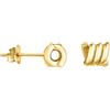 SOFIA MILANI - Orecchini da Donna in Argento 925 - Placcati in Oro - Orecchino a Perno a Nodo - E1469