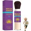 Generico Cipria solare minerale SPF 30 con pennello integrato per bambini - Protezione solare delicata per viso e cuoio capelluto - Resistente a sudore e schizzi, ideale per attività all'aperto,8 g (1Pezzo)
