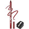 Jutqut Eyeliner in gel rosso opaco, Kajal, impermeabile, cremoso e morbido