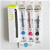 Uni-ball penna a sfera uniball ZENTO Signature Model 3 colori argento 0,38 mm e set...