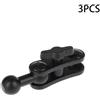 PremiumTech Set 1/2/3 pz Adattatore sfera 17 mm prolunga rotante supporto telefono auto