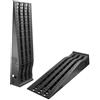 VEVOR Rampa di Carico per Auto, 2 Pezzi Altezza di Sollevamento 160 mm Rampa per Sollevamento per Auto da Officina, Cambio Olio e Riparazione di Camion, Ogni Pezzo Carico 1474 kg, Nero