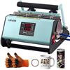VEVOR Termopressa per Bicchieri Capacità Max 887 ml, Pressa Trasferimento Termico Manuale con Nastro Adesivo e Guanti, Impostazione Temperatura e Tempo, Colore Nero e Verde, Personalizzazione Tazze