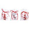 VERVACO Kit Punto Croce Contato Elfi di Natale Set da 3 Sacchetti Bomboniere da Ricamare Punto Croce ca. 8 x 12 cm Set Fai da Te Creativo Adulti Ricamo Casa Decorazioni per Lavoretti Creativi