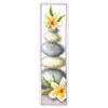 VERVACO Kit Punto Croce Segnalibri Contato CIOTTOLI E Petali Segnalibri Punto Croce da Ricamare 6 x 20 cm Set Fai da Te Creativo Adulti Ricamo Accessori per Lavoretti Creativi
