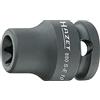 Hazet 880S-E12 Inserto Chiave a Bussola per Avvitatori ad Impulso Torx, Nero, Attacco Quadro, Cavo, 10 mm 3/8 di Pollice