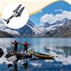 Pagaie per kayak con pedali, pinne e pagaie, facili da installare,
