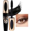 MockTota Mascara nero da 10 ml, impermeabile, volume mascara per ciglia dense, mascara nero a lunga durata, con estensione e definizione, vegano, resistente agli sfregamenti, per l'uso quotidiano