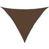 Roanoer Tenda parasole triangolare, 5 x 5 x 6 m, in polietilene ad alta densità (HDPE), traspirante, antivento, con corde, per giardino, terrazza, balcone, tenda ombreggiante per esterni, 160 g/m²