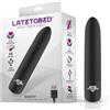LATETOBED SHOTY USB 10 VELOCITÀ - VIBRATORE CON POTENTE MOTORE - NERO