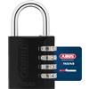ABUS 346132-145/40_NEGRO Candado aluminio combinacion 40 mm 4 dígitos negro