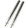 Hoopever Cerniera lunga in acciaio inox, 300 x 38 x 1 mm, apertura a 270°, per pianoforti, armadi, grandi finestre, barche con foro cromato