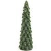 Candela Decorativa a Forma di Pino Verde Bosco H26 cm | EDG