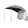 TEKGHUT Tenda per auto impermeabile, pieghevole, in poliestere con rivestimento in poliuretano, include picchetti in metallo e tiranti per una tenuta stabile, si adatta alla maggior parte delle auto