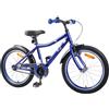 KGPWRCVD Bicicletta per bambini da 20 pollici per 6-11 anni, nera, con manubrio e sella regolabili, sistema frenante classico e robusto telaio in acciaio per una guida sicura su strade e parchi.