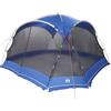POUFGDR Tenda antizanzare impermeabile blu Azure 434x434x230 cm, in poliestere e fibra di vetro, con tetto e cerniera, per giardino, terrazza e campeggio, pieghevole e facile