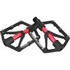 Shipenophy Pedale per Bici Leggero in Lega di Alluminio CNC con 3 Cuscinetti Ad Alta velocità per Biciclette e Bici Pieghevoli, Confezione da 2 (Nera)