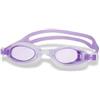 MW PARIS Occhialini da nuoto con auricolari, occhiali da nuoto Big Frame Competition, custodia protettiva gratuita, lenti trasparenti professionali, visione ampia, occhiali sportivi (viola)