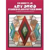 Ed Sibbett Art Deco Stained Glass Pattern Book (Tascabile)