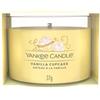 YANKEE CANDLE 1686387E, set di candele profumate in confezione regalo / Candele votive con fragranza Vanilla Cupcake / Miscela di cera di soia / 3 pezzi