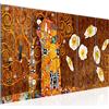 Runa Art Murali XXL Gustav Klimt Il Bacio 200 x 80 cm Oro 5 Pezzi - Made in Germany - 021555a