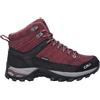 CMP Scarponcino donna Rigel Mid Waterproof Prugna