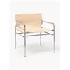 Westwing Collection Sedia con braccioli in pelle Dion -