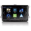 ZENEC Z-E2065 Infotainer, 9 Pollici Touchscreen, Apple CarPlay Wireless, Android Auto, DAB+, Bluetooth, compatibile con VW Seat Skoda