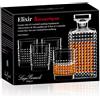 Bormioli Luigi Mixology Elixir Set Whisky Bottiglia e Bicchieri In Vetro - Set 5 Pz