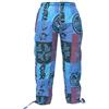 Gheri Uomo Canapa Cotone Tribal Toppa Lavoro Geco Stampare Azteco Simboli Sciolto Dritto Pantaloni