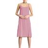 Jamron Donna Taglie Forti Abito Sottoveste Lunga con Spalline Sottili Camicia da Notte Elegante Senza Maniche (S-5XL)