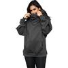 KENAIJING Felpa con Cappuccio in Pile con Sciarpa per Donna | Pullover Oversize Cotone Hoodie Casual Autunno Inverno Donna