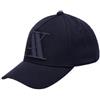 Armani Exchange Rubber Logo AX cap Cappellino da Baseball, Uomo