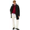Tommy Hilfiger Uomo Cappotto Tech Padded Parka con Cappuccio, Nero (Black), M