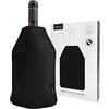 VINAK - Refrigeratore per Vino XPERT | Manicotto raffreddatore per bottiglie di vino | Gel di qualità antigelo | Realizzato con 5 strati isolanti | Fascia elastica anticaduta (Nero)