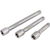 Draper 16424 - Set di 3 barre di prolunga con attacco quadrato da 1/4, colore: Blu