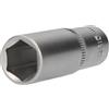 BRILLIANT TOOLS BT021827 Bussola esagonale 3/8, versione lunga, 15 mm [Powered by KS TOOLS]