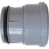 Airfit 110110S DN110 - Riduttore interno per acque reflue, valore nominale 110/110, grigio, piccolo