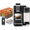 Caffitaly Quadra Macchina da caffè con montalatte con 96 capsule e kit pulizia - Bianca