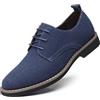 ULPro Scarpe Eleganti da Uomo Leggere alla Moda, Mocassini e Slip-on Comodi da Uomo, Scarpe Eleganti Casual da Uomo, Scarpe Eleganti in Pelle con Lacci (Color : Blue, Size : 39 EU)