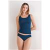 Intimissimi Slip In Cotone Senza Cuciture Blu