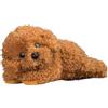 Genérico Barboncino di peluche, morbido cucciolo realistico, fatto a mano, compagno di sonno confortevole, regalo per bambini, donne e anziani, anniversario, compleanno, decorazione Re