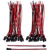 YUNIQUE GREEN-CLEAN-POWER - Kit Cavo JST 2PIN 22AWG 135mm 20 Coppie Connettori M/F | Modellismo RC, Autoradio, Adattatore 20 Pin, Nero/Rosso