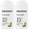 Bilboa Coccobello Latte Solare SPF 15 con olio di cocco 2x200 ml