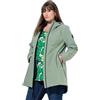 gs1 data protected company 4069787000005 Ulla Popken Long-softshelljacke, Wasserabweisend Durch Natürliche Bionic-finish-eco-ausrüstung. Bequeme A-linie Giacca Donna