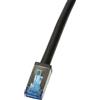 LogiLink Professional CQ7143S Cavo patch LogiLink per esterni, Cat. 6A, S/FTP, 50 m, nero