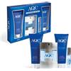 AQC Set regalo per uomo, cosmetici per il corpo, acqua profumata, | brezza marina | gel doccia, confezione regalo per uomo | AQC