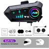 StarTech Auricolare per casco da moto - Y10 Bluetooth - Stereo e riduzione del rumore - Controllo vocale e vivavoce - Impermeabile IPX7 - Batteria da 2000mAh - Microfono con luce integrata